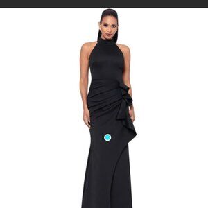 Elegant Black Evening Gown XSCAPE Size 6P